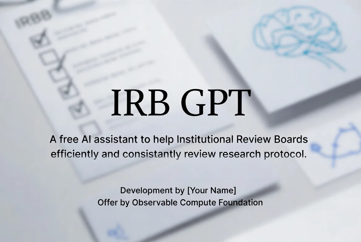 IRB GPT Compliance Checklist